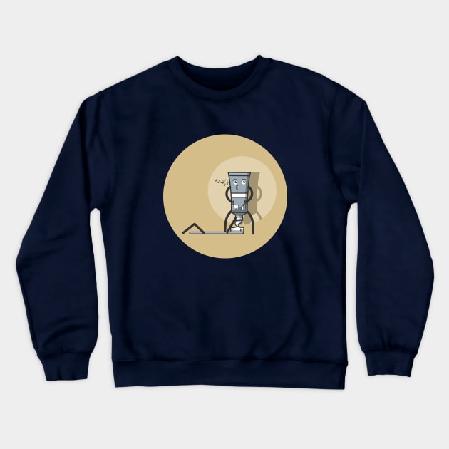 toothbrush and toothpaste Crewneck Sweatshirt by fflat hds